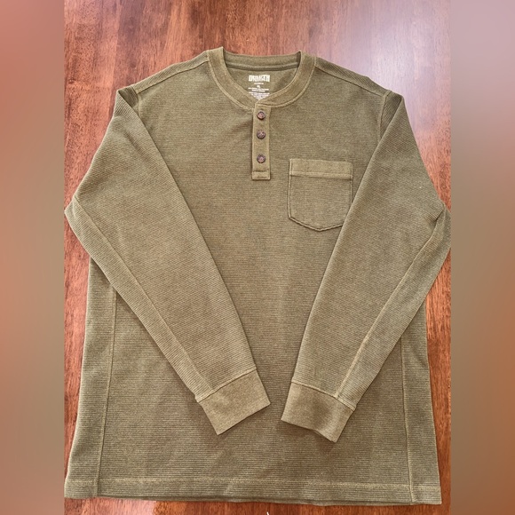 Duluth Trading Co Other - DULUTH Men's Burly Thermal Relaxed Fit Henley Shirt. Size XL. NWOT